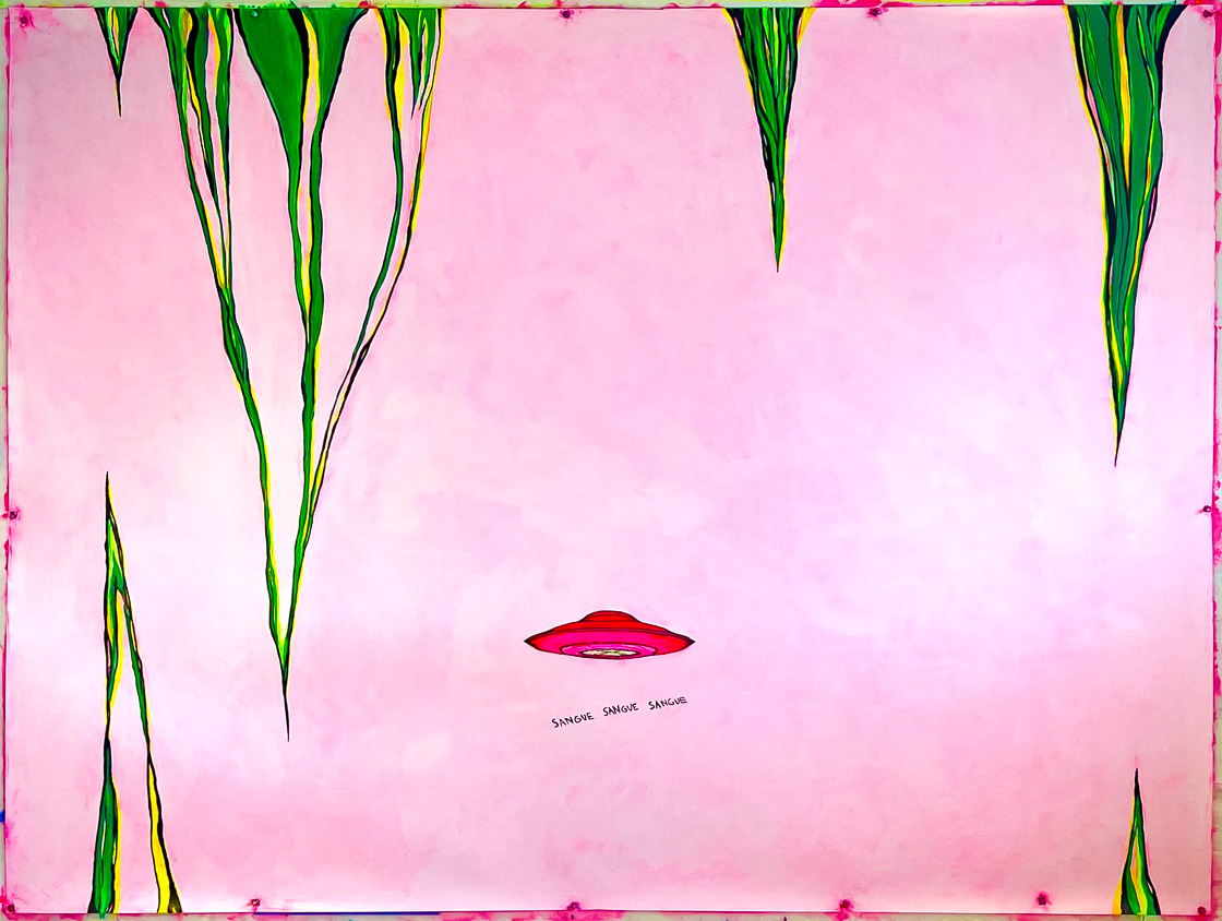 oil on paper, 2026, 46" x 60"