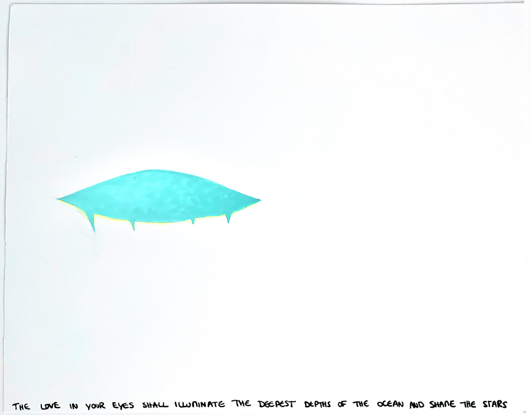 ink gel on paper, 2025, 11" x 14"